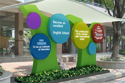 學校標識導視系統作用和意義